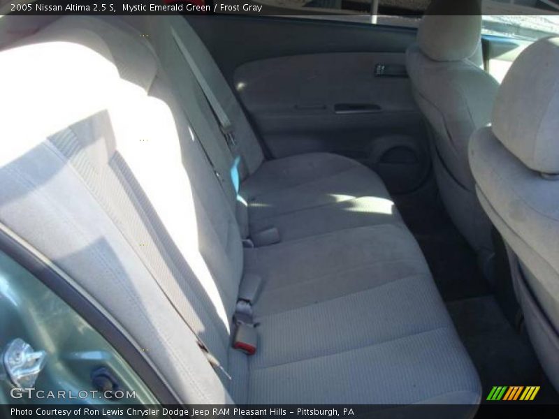 Mystic Emerald Green / Frost Gray 2005 Nissan Altima 2.5 S