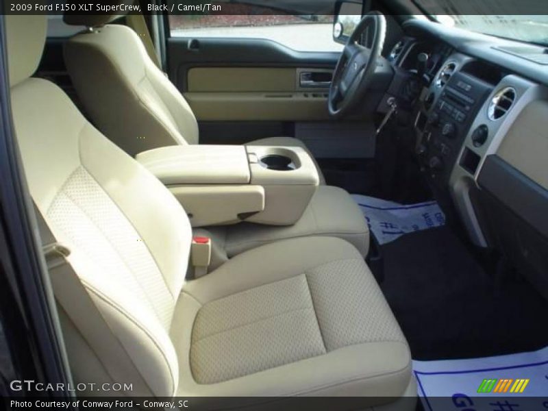 Black / Camel/Tan 2009 Ford F150 XLT SuperCrew
