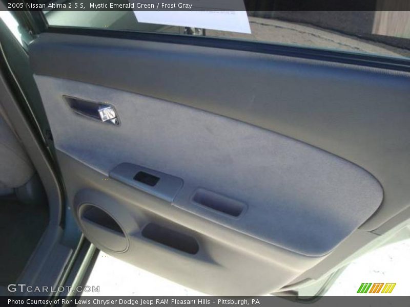 Mystic Emerald Green / Frost Gray 2005 Nissan Altima 2.5 S