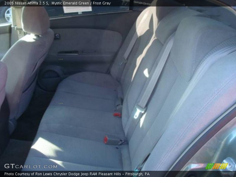 Mystic Emerald Green / Frost Gray 2005 Nissan Altima 2.5 S