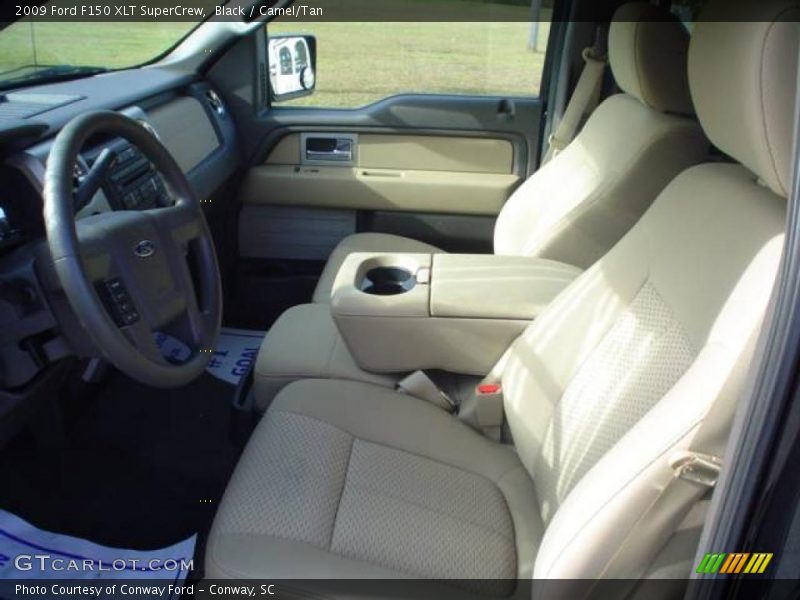 Black / Camel/Tan 2009 Ford F150 XLT SuperCrew