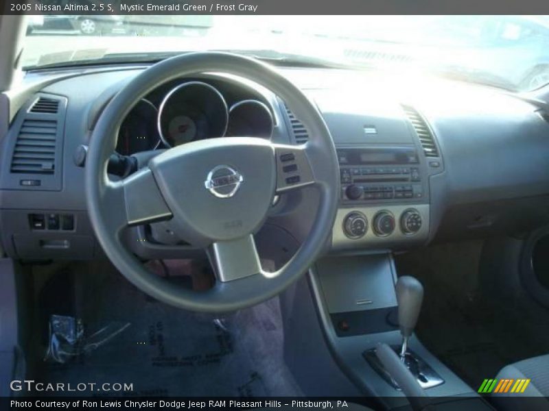 Mystic Emerald Green / Frost Gray 2005 Nissan Altima 2.5 S