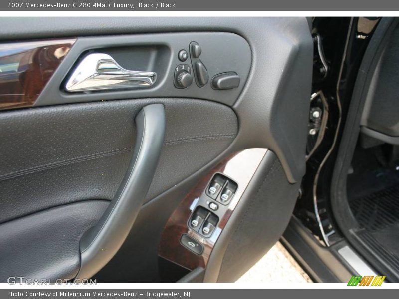 Black / Black 2007 Mercedes-Benz C 280 4Matic Luxury