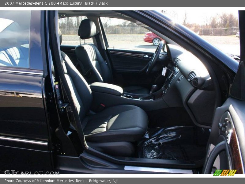 Black / Black 2007 Mercedes-Benz C 280 4Matic Luxury