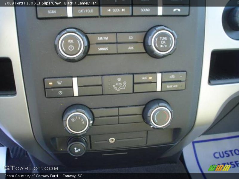 Black / Camel/Tan 2009 Ford F150 XLT SuperCrew