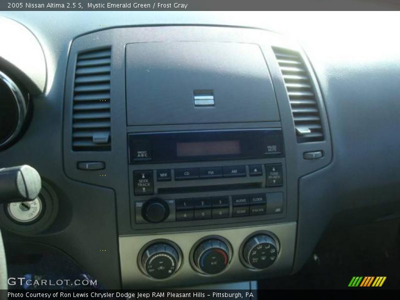 Mystic Emerald Green / Frost Gray 2005 Nissan Altima 2.5 S