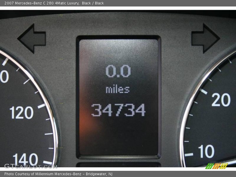 Black / Black 2007 Mercedes-Benz C 280 4Matic Luxury