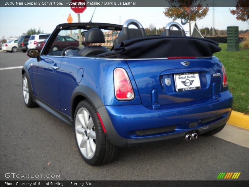 Hyper Blue Metallic / Dark Blue Leather 2006 Mini Cooper S Convertible