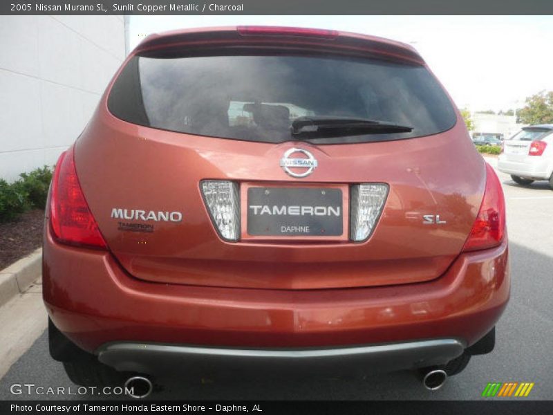Sunlit Copper Metallic / Charcoal 2005 Nissan Murano SL