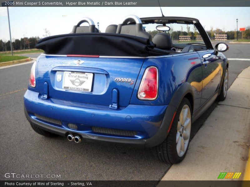 Hyper Blue Metallic / Dark Blue Leather 2006 Mini Cooper S Convertible