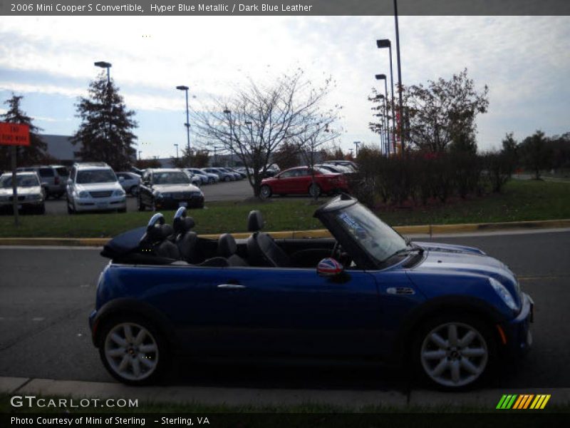 Hyper Blue Metallic / Dark Blue Leather 2006 Mini Cooper S Convertible