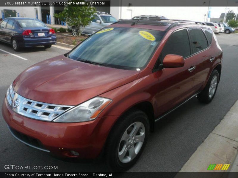 Sunlit Copper Metallic / Charcoal 2005 Nissan Murano SL