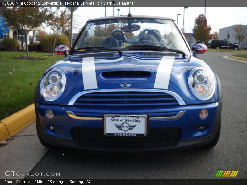 Hyper Blue Metallic / Dark Blue Leather 2006 Mini Cooper S Convertible