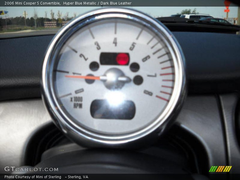 Hyper Blue Metallic / Dark Blue Leather 2006 Mini Cooper S Convertible