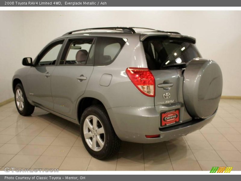 Everglade Metallic / Ash 2008 Toyota RAV4 Limited 4WD