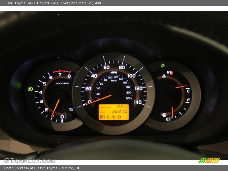 Everglade Metallic / Ash 2008 Toyota RAV4 Limited 4WD