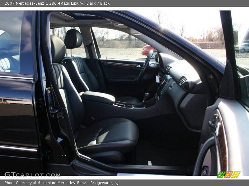 Black / Black 2007 Mercedes-Benz C 280 4Matic Luxury