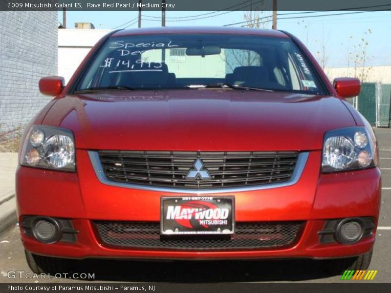 Rave Red Pearl / Medium Gray 2009 Mitsubishi Galant ES