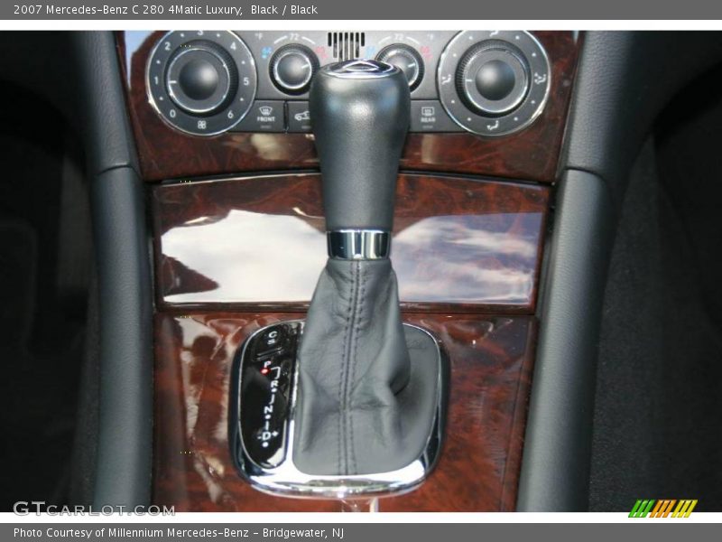 Black / Black 2007 Mercedes-Benz C 280 4Matic Luxury