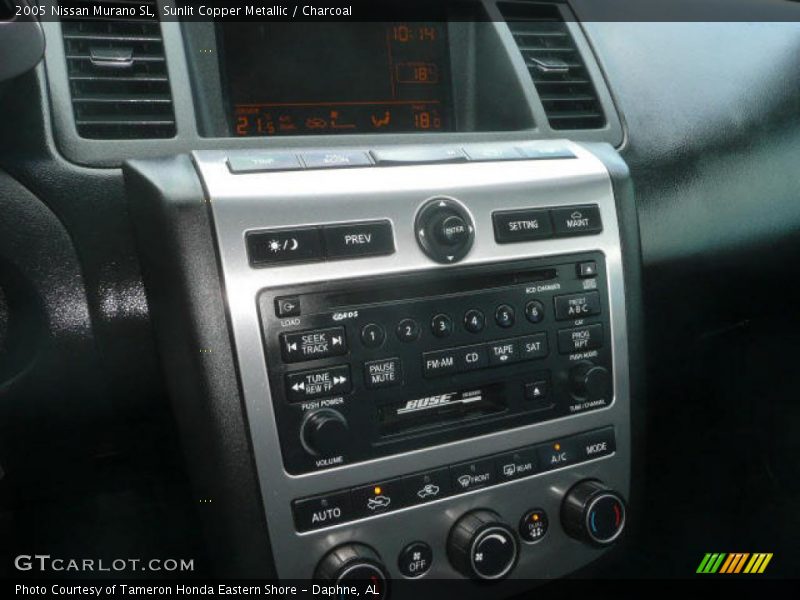 Sunlit Copper Metallic / Charcoal 2005 Nissan Murano SL