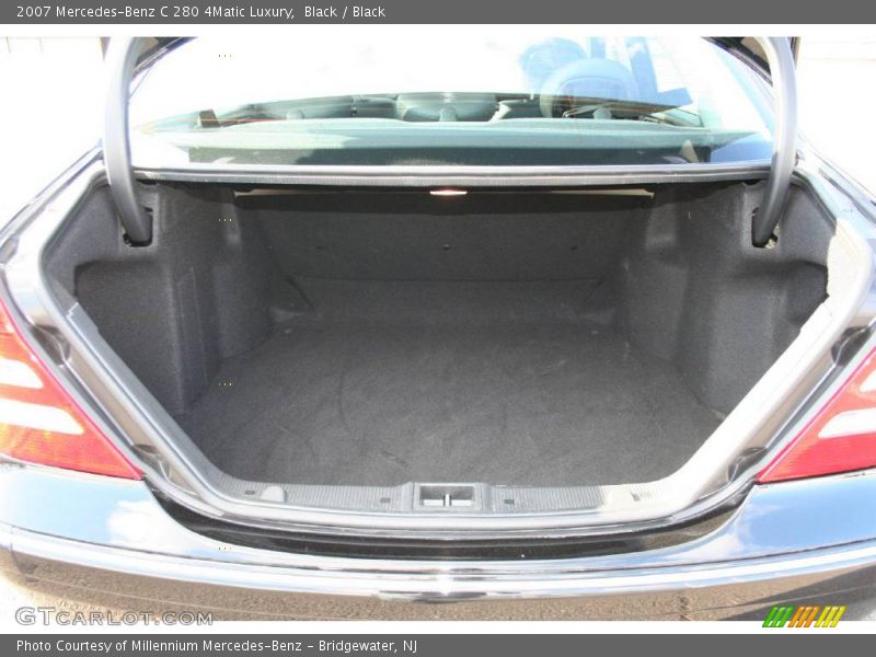 Black / Black 2007 Mercedes-Benz C 280 4Matic Luxury
