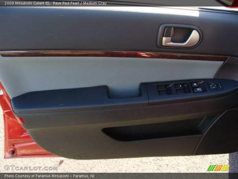 Rave Red Pearl / Medium Gray 2009 Mitsubishi Galant ES