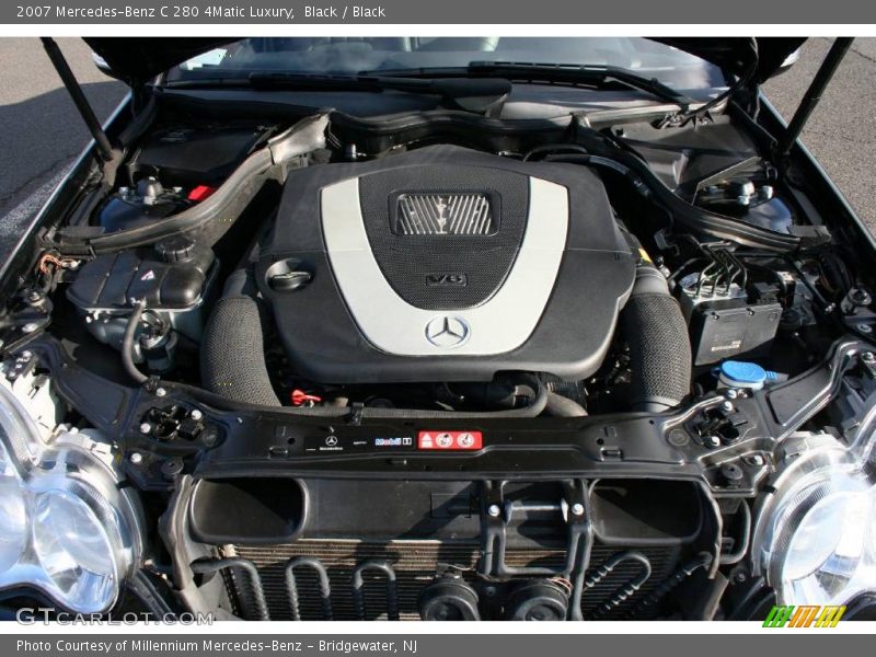 Black / Black 2007 Mercedes-Benz C 280 4Matic Luxury