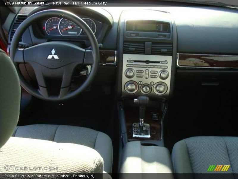 Rave Red Pearl / Medium Gray 2009 Mitsubishi Galant ES