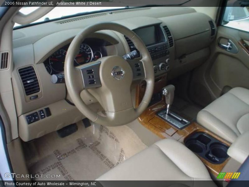 Avalanche White / Desert 2006 Nissan Pathfinder LE