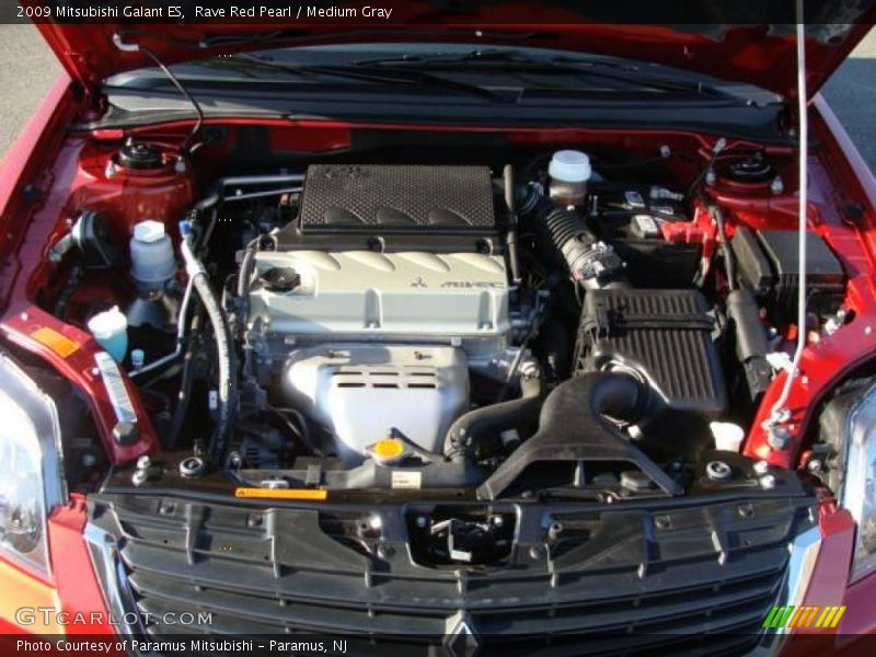Rave Red Pearl / Medium Gray 2009 Mitsubishi Galant ES