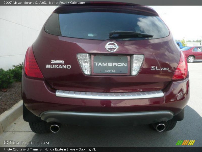 Merlot Pearl / Cafe Latte 2007 Nissan Murano SL AWD