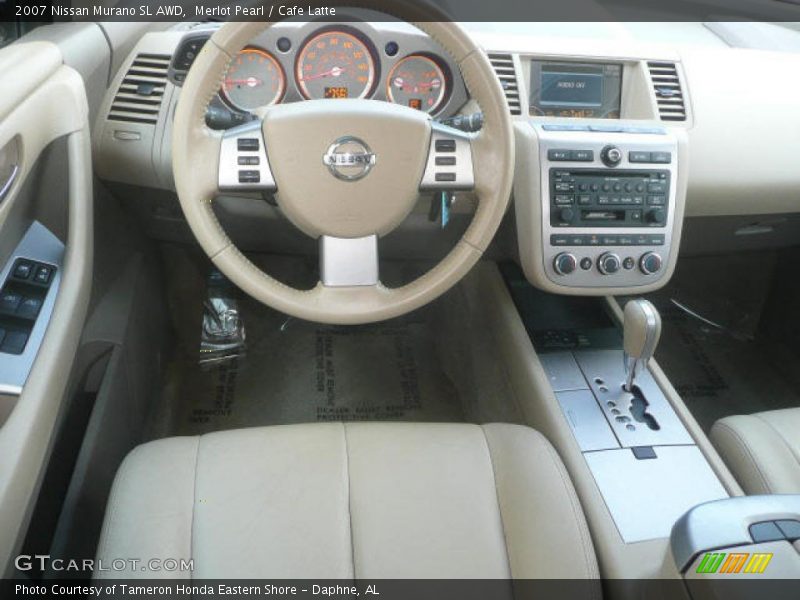 Merlot Pearl / Cafe Latte 2007 Nissan Murano SL AWD