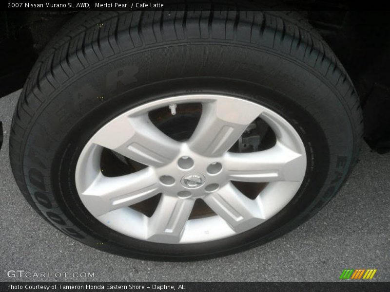 Merlot Pearl / Cafe Latte 2007 Nissan Murano SL AWD