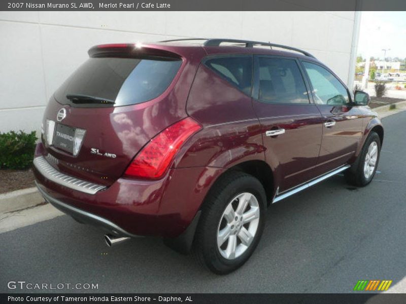 Merlot Pearl / Cafe Latte 2007 Nissan Murano SL AWD