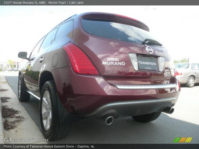 Merlot Pearl / Cafe Latte 2007 Nissan Murano SL AWD