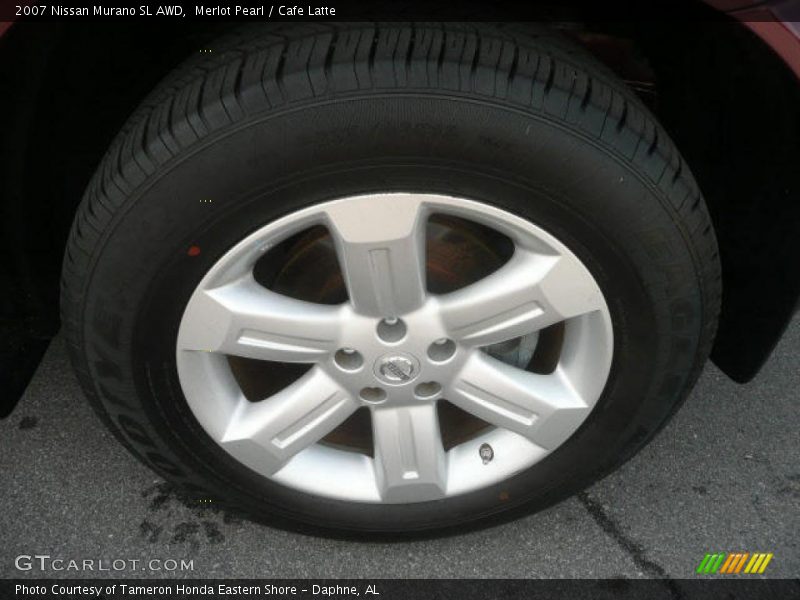 Merlot Pearl / Cafe Latte 2007 Nissan Murano SL AWD
