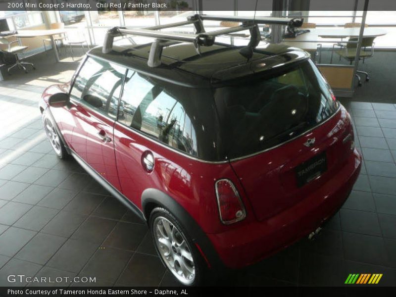 Chili Red / Panther Black 2006 Mini Cooper S Hardtop