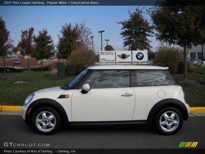 Pepper White / Grey/Carbon Black 2007 Mini Cooper Hardtop
