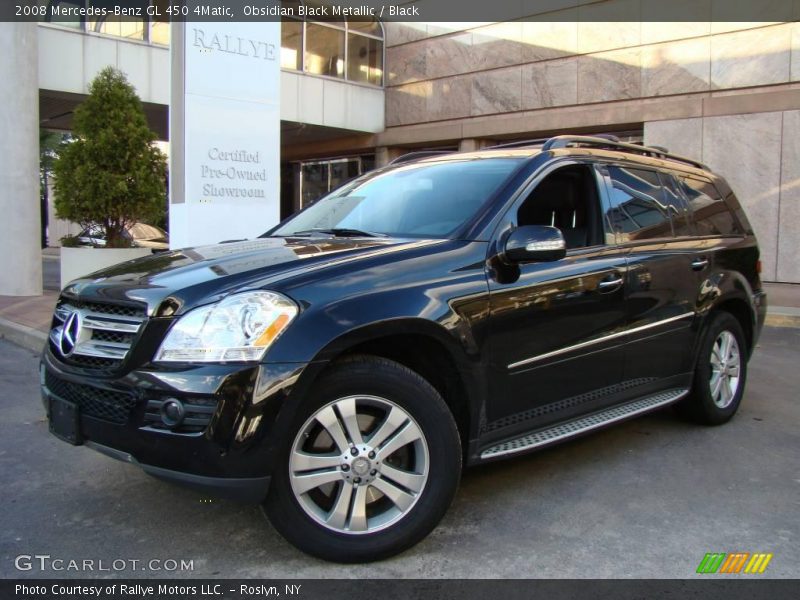 Obsidian Black Metallic / Black 2008 Mercedes-Benz GL 450 4Matic