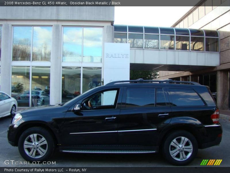 Obsidian Black Metallic / Black 2008 Mercedes-Benz GL 450 4Matic