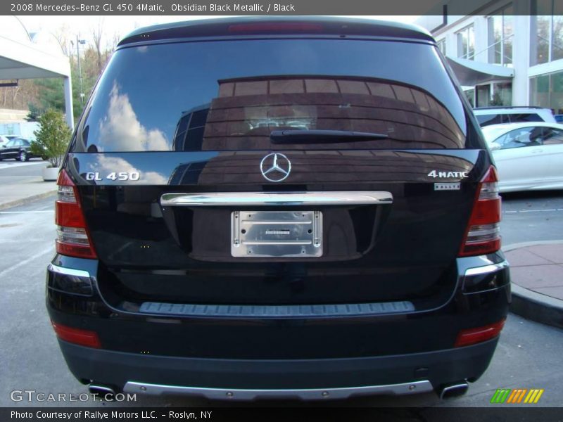 Obsidian Black Metallic / Black 2008 Mercedes-Benz GL 450 4Matic