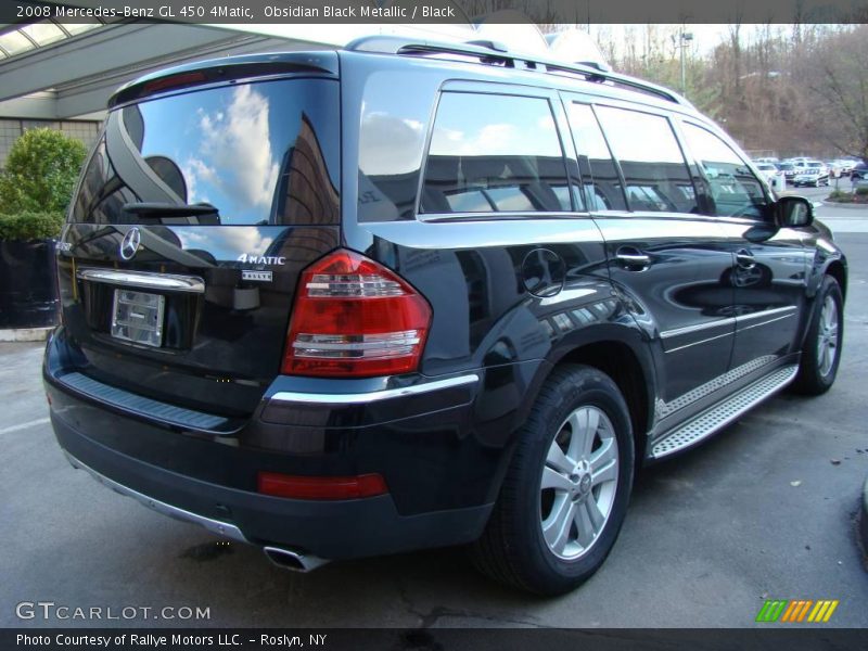 Obsidian Black Metallic / Black 2008 Mercedes-Benz GL 450 4Matic