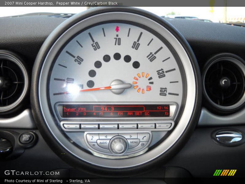 Pepper White / Grey/Carbon Black 2007 Mini Cooper Hardtop