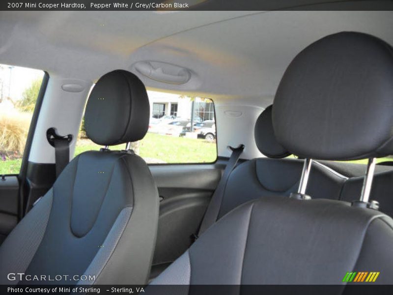 Pepper White / Grey/Carbon Black 2007 Mini Cooper Hardtop
