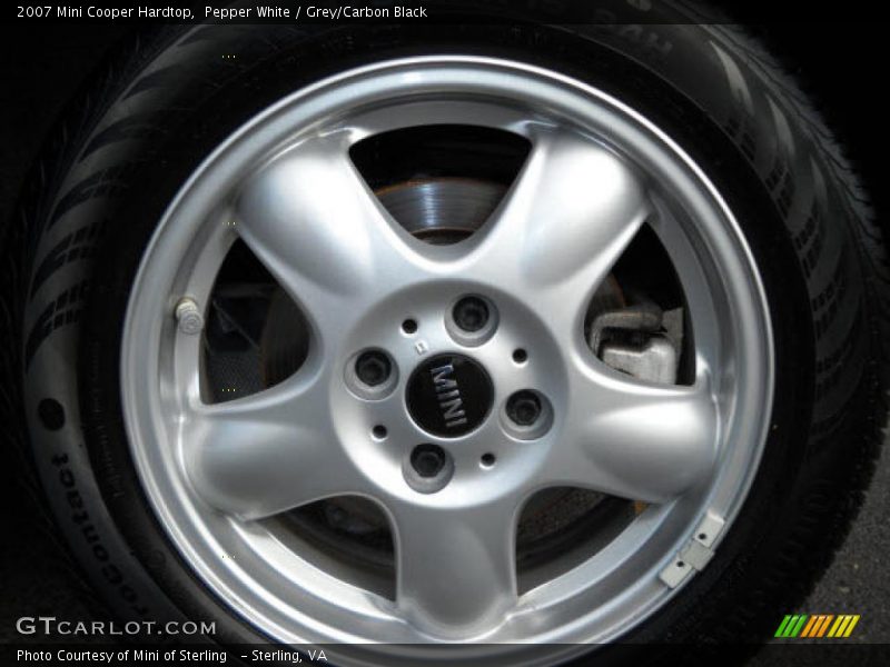 Pepper White / Grey/Carbon Black 2007 Mini Cooper Hardtop