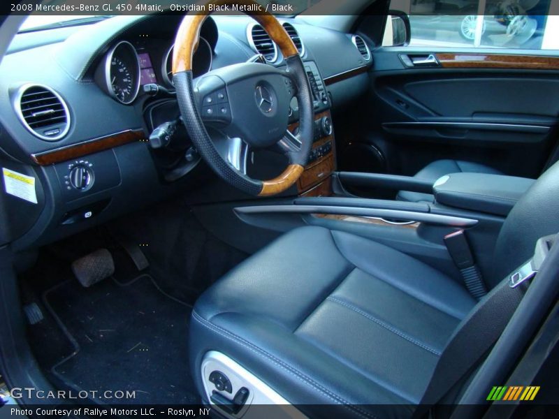 Obsidian Black Metallic / Black 2008 Mercedes-Benz GL 450 4Matic