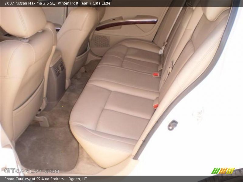 Winter Frost Pearl / Cafe Latte 2007 Nissan Maxima 3.5 SL