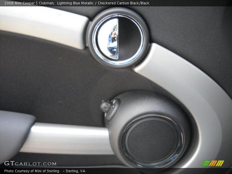 Lightning Blue Metallic / Checkered Carbon Black/Black 2008 Mini Cooper S Clubman