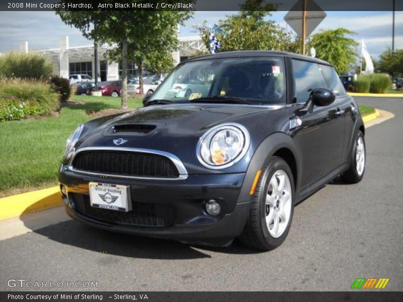 Astro Black Metallic / Grey/Black 2008 Mini Cooper S Hardtop