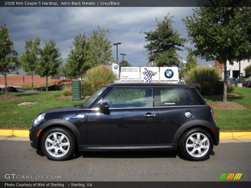 Astro Black Metallic / Grey/Black 2008 Mini Cooper S Hardtop